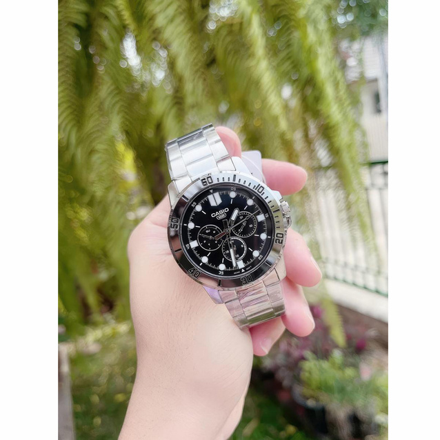 CASIO MEN'S WATCH MTP-VD300D-1E (zd268a) + BOX