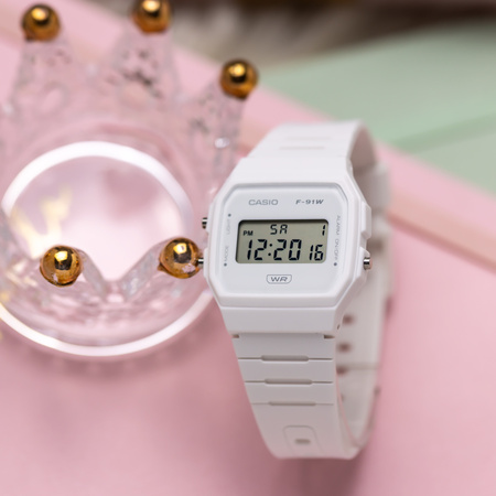 CASIO MEN'S WATCH F-91WB-7A + BOX