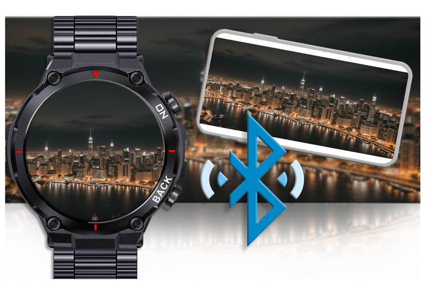 SMARTWATCH MĘSKI GRAVITY GT8-2 - z GPS (sg017b)