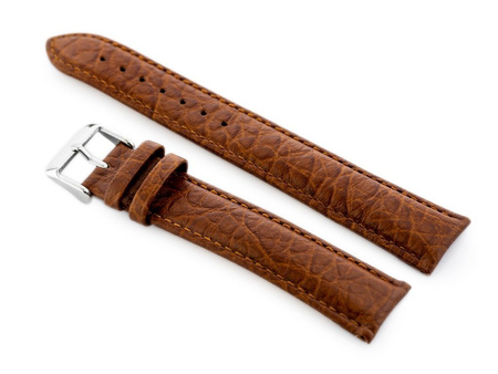 W05XL brown leather watch strap - 20mm