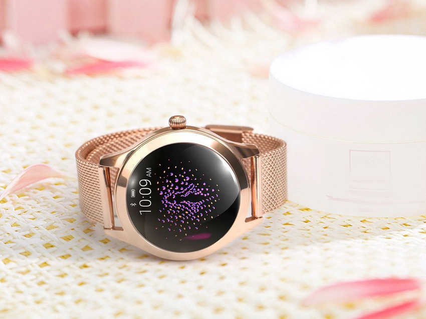 SMARTWATCH G. Rossi G.RSWBF1-4D2-2 rosegold/black (sg001f) + DODATKOWY PASEK