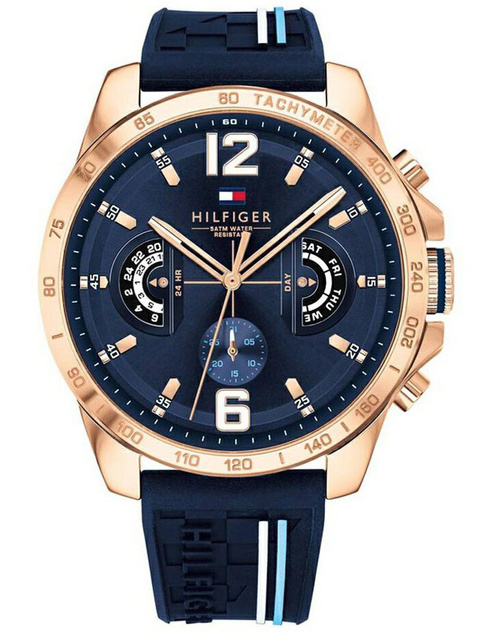 TOMMY HILFIGER MEN'S WATCH 1791474 DECKER (zf001d) + BOX