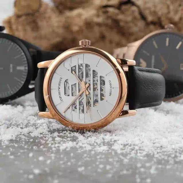 EMPORIO ARMANI LUIGI AUTOMATIC MEN'S WATCH AR60031 + BOX (zi062b)