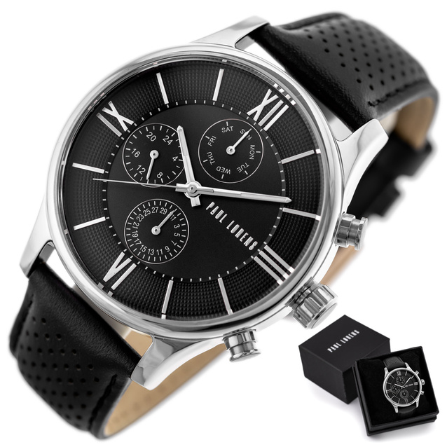 PAUL LORENS MALE WATCH - PL11652A6-1A1 (zg355a) + BOX
