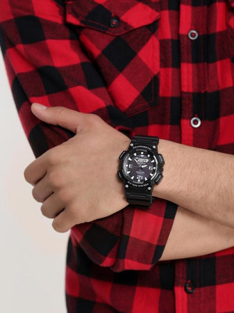 CASIO MEN'S WATCH AQ-S810W-1AV (zd044h) - SOLAR POWERED + BOX