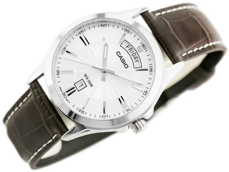 ZEGAREK MĘSKI CASIO MTP-1381L-7AV + BOX