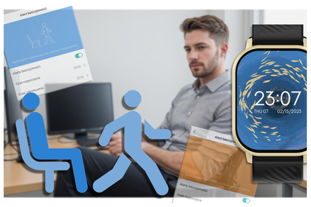 SMARTWATCH UNISEX GRAVITY GT15-6 - BLUETOOTH CONNECTIONS, ADDITIONAL PASSAGE (sg029f)