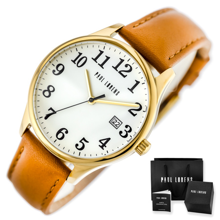 ZEGAREK MĘSKI PAUL LORENS -  PL20016A-4B2 (zg380d) + BOX