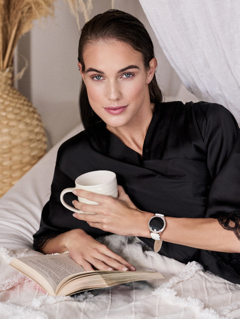 SMARTWATCH G. Rossi G.RSWBF2-4D2-1 rosegold/white (sg002f) + DODATKOWY PASEK