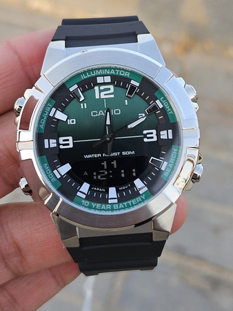 ZEGAREK MĘSKI CASIO AMW-870A-3A + BOX