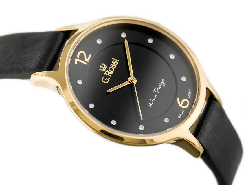 G. ROSSI 10411A-1A2 WOMEN'S WATCH ON BASE (zg714f) + BOX