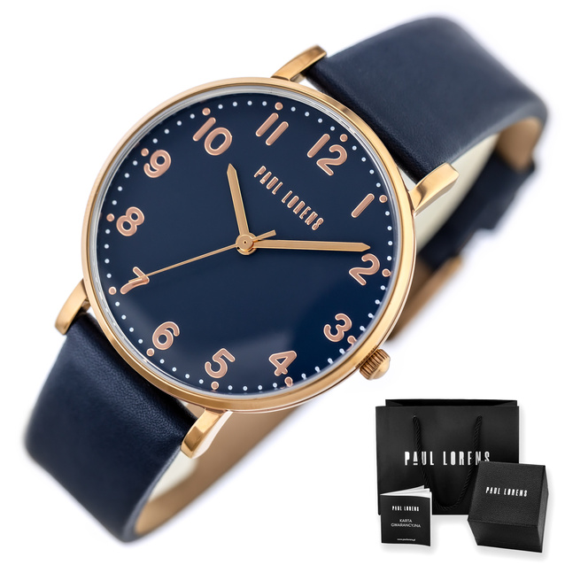 PAUL LORENS MALE WATCH - PL20005A-6F3 (zg376b) + BOX