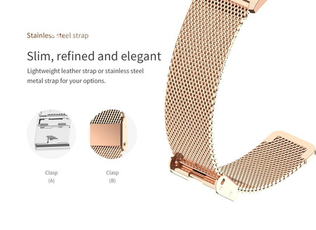 SMARTWATCH G. Rossi G.RSWBF1-4D2-2 rosegold/black (sg001f) + DODATKOWY PASEK