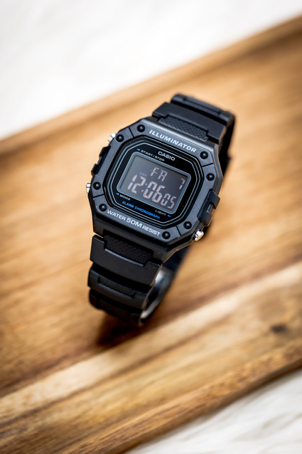 CASIO MEN'S WATCH W-218H-1B + BOX