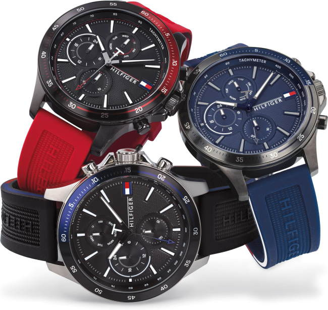 TOMMY HILFIGER MEN'S WATCH 1791724 BANK (zf023d)