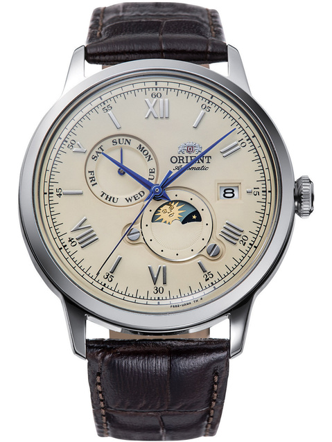 Orient Classic Sun & Moon Men's Watch RA-AK0803Y10B + BOX