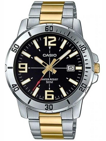 CASIO MEN'S WATCH MTP-VD01SG-1B + BOX