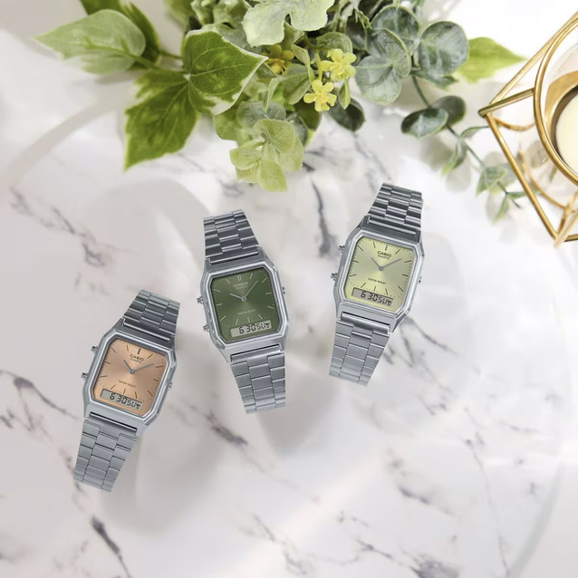 ZEGAREK UNISEX CASIO Vintage  AQ-230A-9AMQYDF + BOX