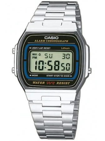 UNISEX CASIO A164WA-1QJH WATCH - VINTAGE + BOX