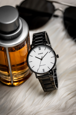 Casio Men's Watch MTP-VT01B-7B + BOX