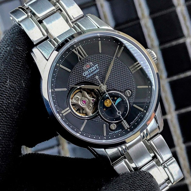 Zegarek Męski Orient Classic Sun & Moon  RA-AS0008B10B + BOX