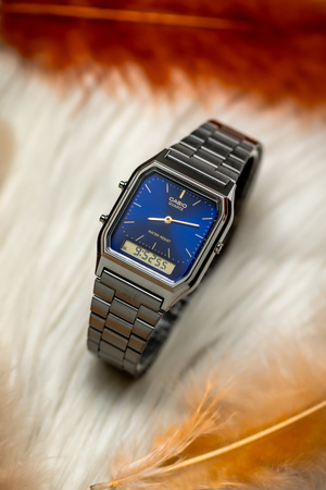 CASIO Vintage AQ-230GG-2A UNISEX WATCH + BOX