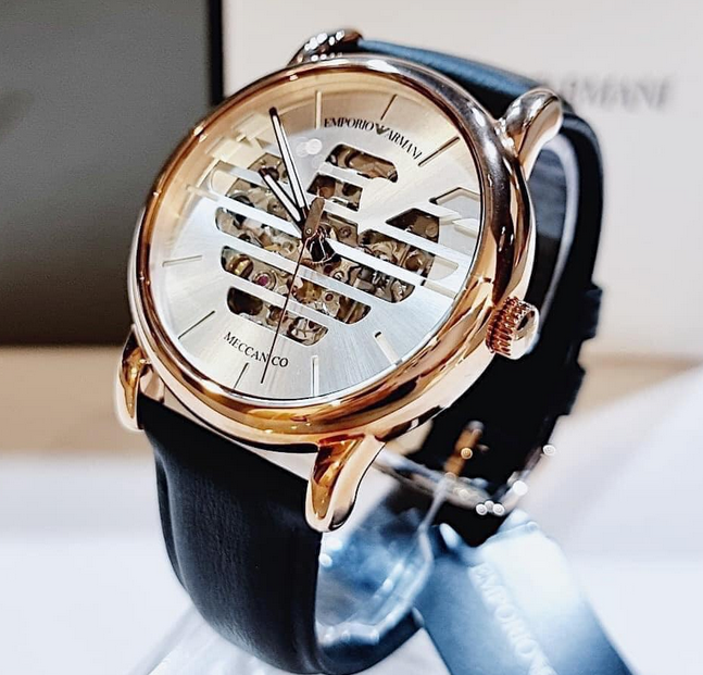 EMPORIO ARMANI LUIGI AUTOMATIC MEN'S WATCH AR60031 + BOX (zi062b)