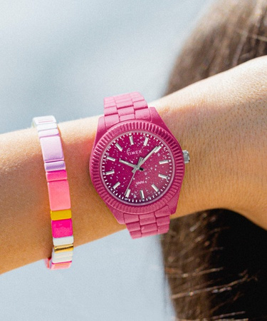 ZEGAREK DAMSKI TIMEX Legacy Ocean 37mm Recycled Plastic TW2V77200 + BOX