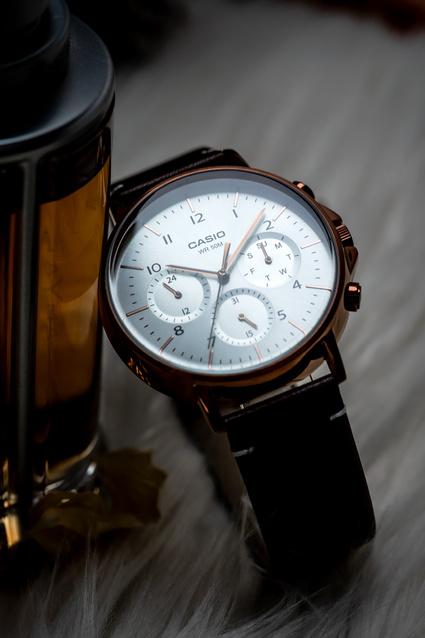 ZEGAREK MĘSKI CASIO MTP-E321RL-5A (zd190b) + BOX