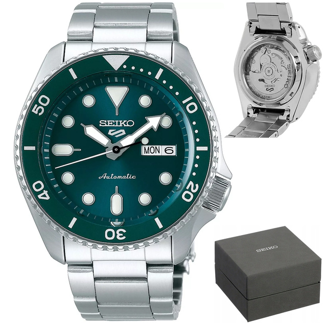 MEN'S WATCH SEIKO 5 SRPD61K1 AUTOMATIC + BOX
