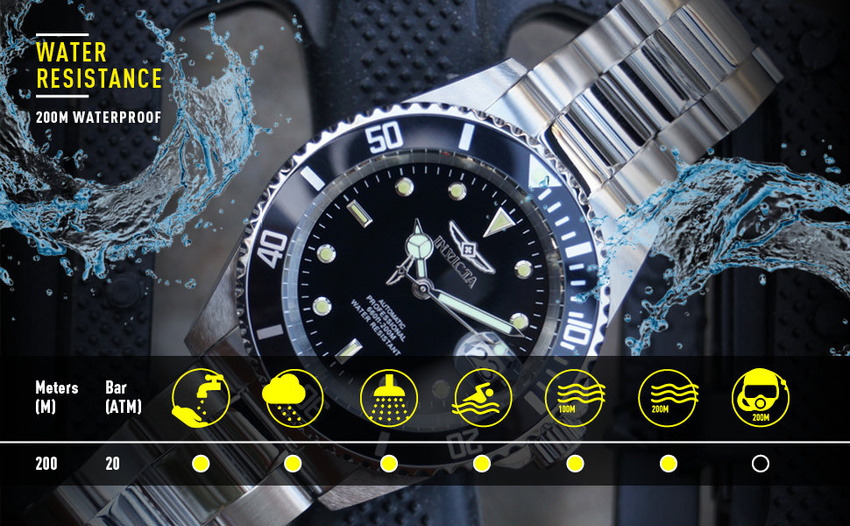 ZEGAREK MĘSKI INVICTA DIVER PROFESSIONAL 29184 - AUTOMAT WR200, koperta 42mm  (zv004b)