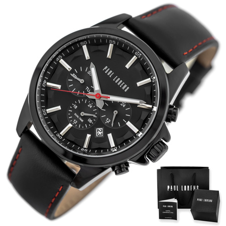 PAUL LORENS MALE WATCH - PL20010A-1A3 (zg379b) + BOX
