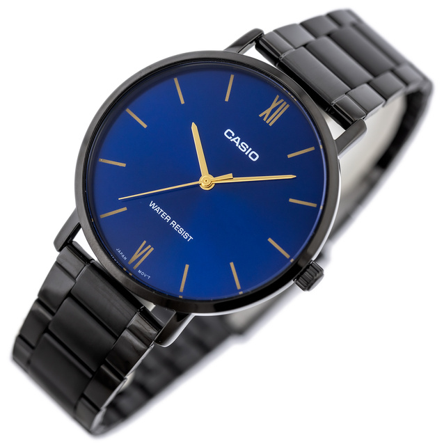 Casio Men's Watch MTP-VT01B-2B + BOX