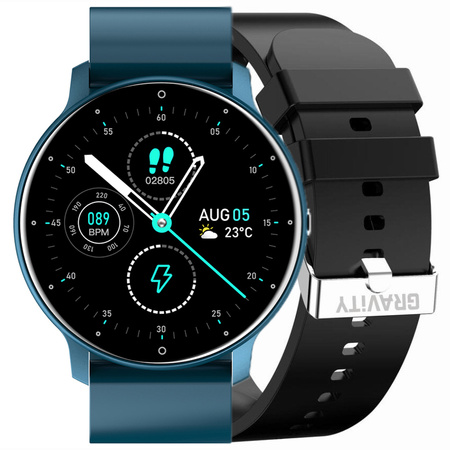SMARTWATCH UNISEX GRAVITY GT1-9 PRO - BLUETOOTH CONNECTIONS, ADDITIONAL PASSAGE (sg027i)