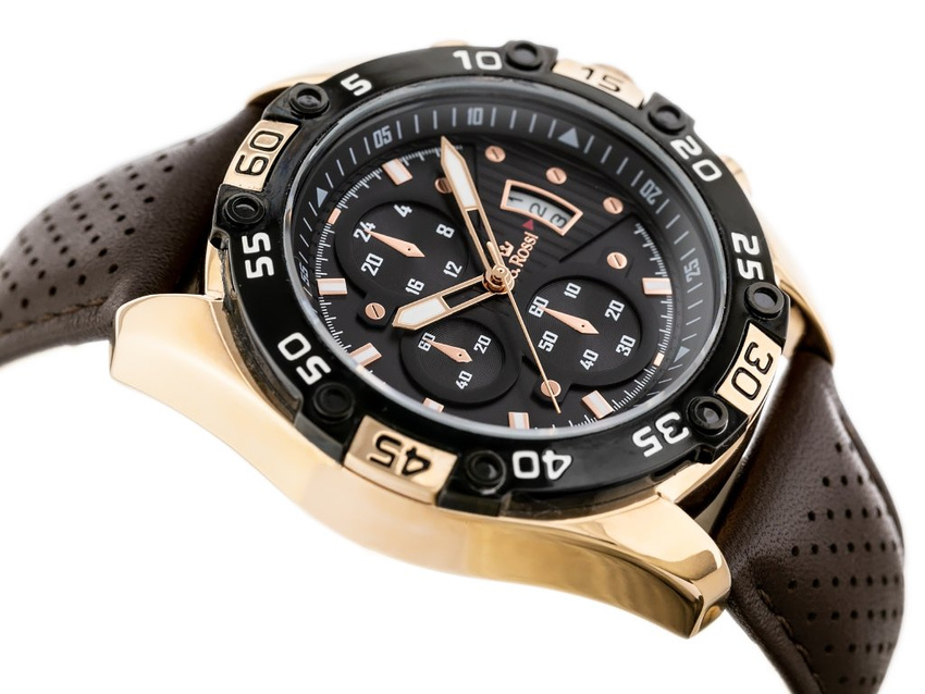 MEN'S WATCH G. ROSSI - QUBUS (zg113d) + BOX