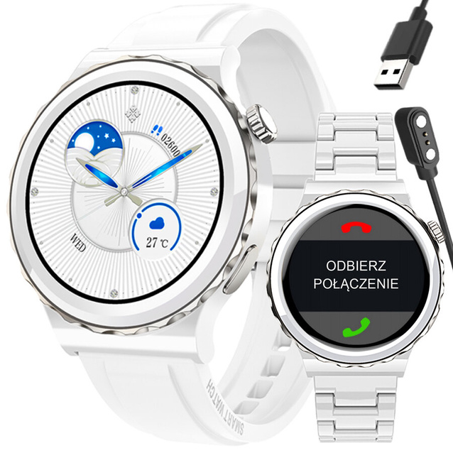 SMARTWATCH FOR WOMEN Rubicon RNCE92 - CONNECTIONS, CERAMIC (sr038c)