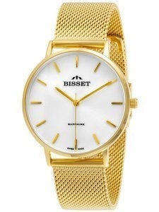 ZEGAREK DAMSKI BISSET BSBF33 (zb579h) - SZAFIROWE SZKŁO
