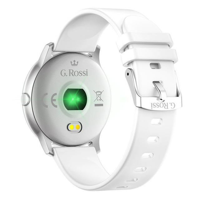 SMARTWATCH G. Rossi SW010-1 silver/white (sg005a)