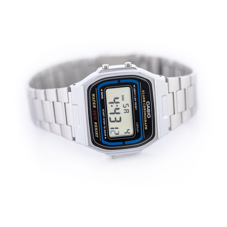 UNISEX CASIO A164WA-1QJH WATCH - VINTAGE + BOX