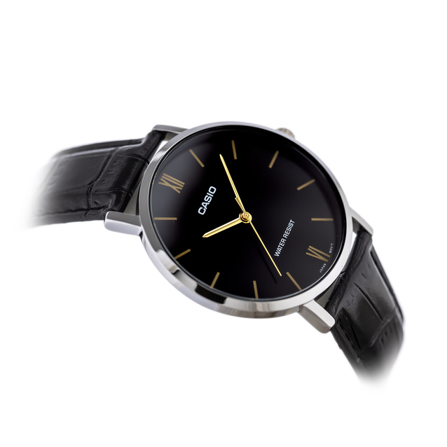 CASIO MTP-VT01L-1B MEN'S WATCH + BOX (zd165g)