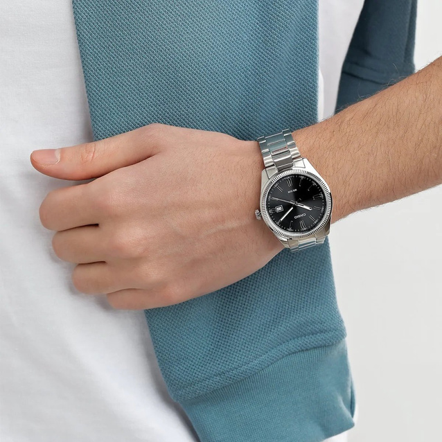 CASIO MEN'S WATCH MTP-1302PD-1A1 (zd072f) + BOX