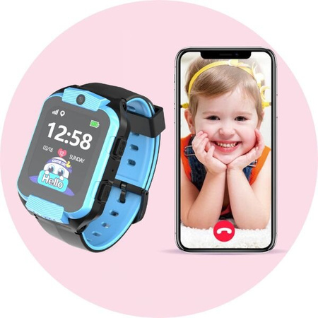 SMARTWATCH DZIECIĘCY PACIFIC 32-3 KIDS - orange / black (sy028c)