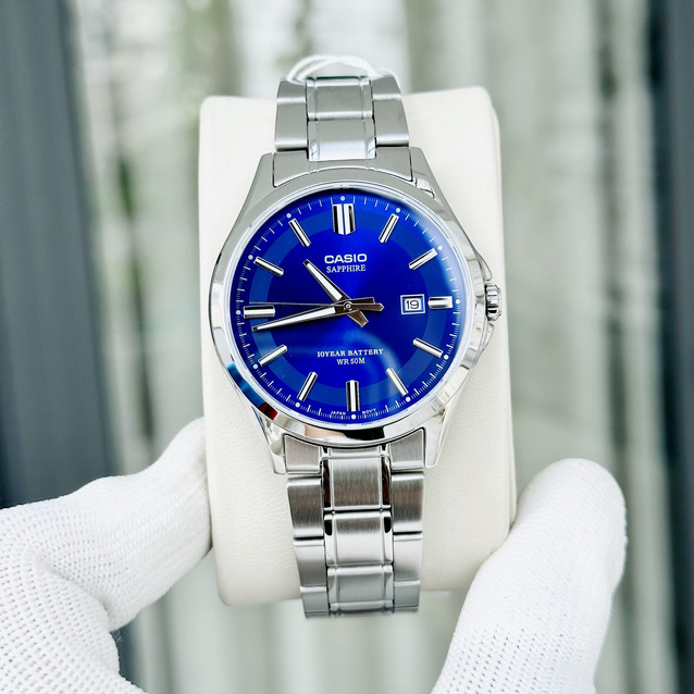 Casio Men's Watch MTS-100D-2A + BOX (zd236c) Sapphire