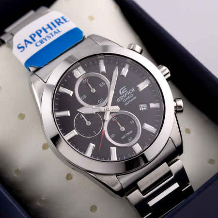 Casio EDIFICE Chronograph Men's Watch EFB-710D-1A + BOX