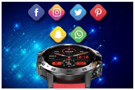 GRAVITY GT9-11 MEN'S SMARTWATCH - CONNECTIONS MAKER, PRESSURE METER (sg021k)