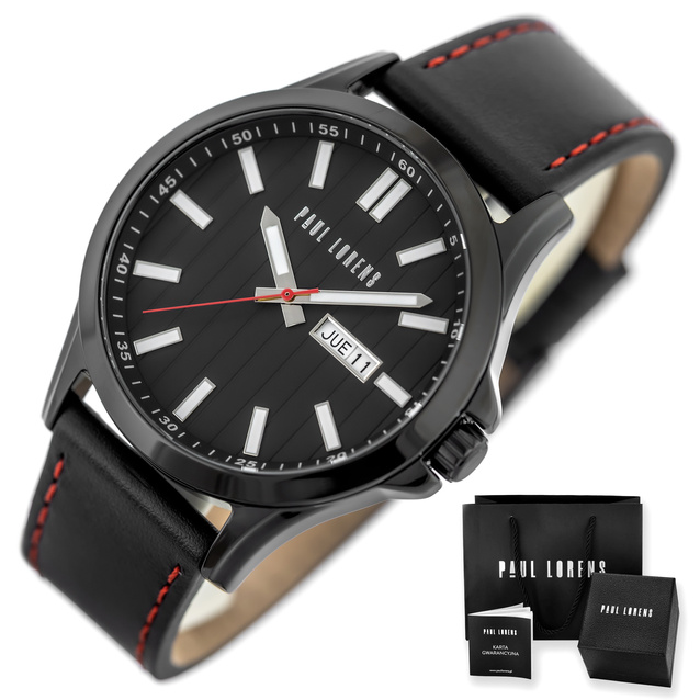 ZEGAREK MĘSKI PAUL LORENS -   PL8071A3-1A3  (zg374b) + BOX