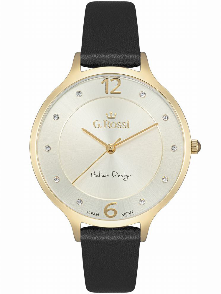 DÁMSKE HODINKY G. ROSSI G.R10411A-4A1 NA REMIENKU (zg714j) + KRABIČKA