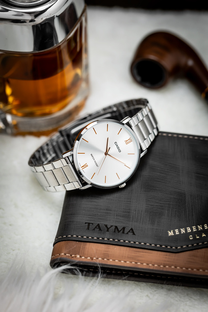 Casio Men's Watch MTP-VT01D-7BUDF + BOX