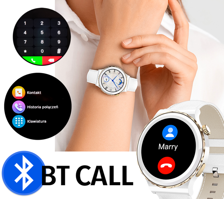 SMARTWATCH FOR WOMEN Rubicon RNCE92 - CONNECTIONS, CERAMIC (sr038c)