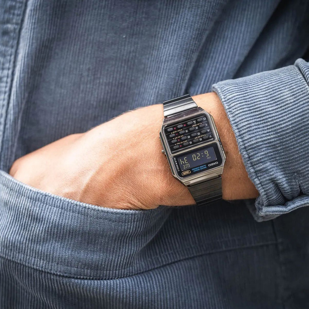 Unisex Casio CA-500WEGG-1B watch + BOX